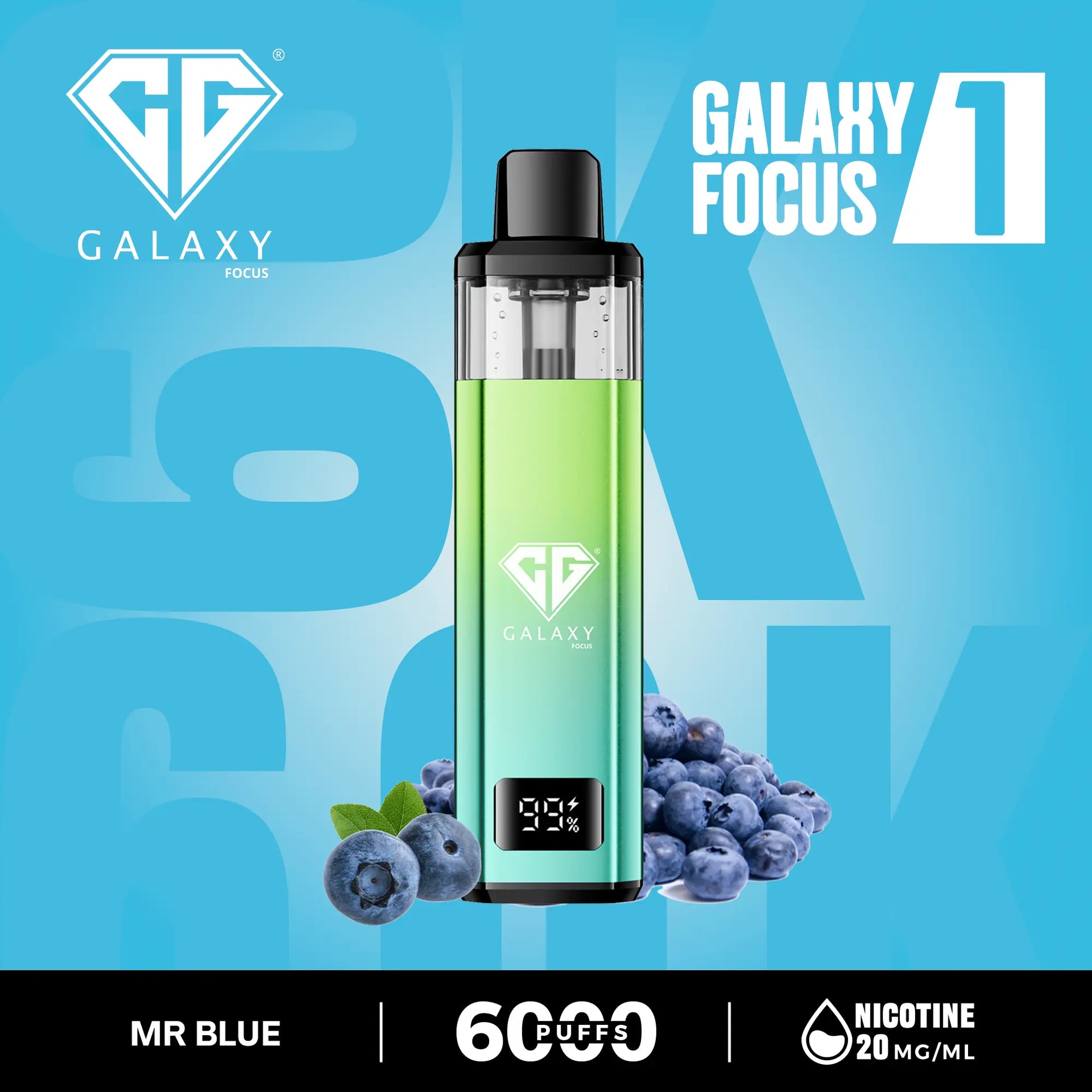 Mr Blue Crystal Galaxy Focus 6000