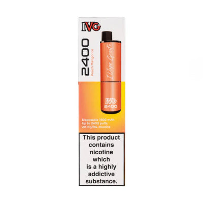 IVG 2400 Box Of 10 Peach Mango