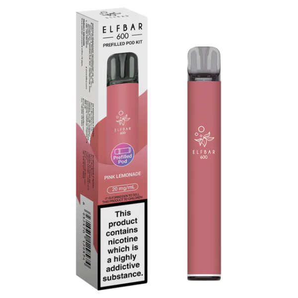 Pink Lemonade Elf Bar 600 Prefilled Pod Kit