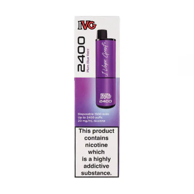 Plum Blue Razz IVG 2400 Box of 5 