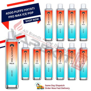 pop ice 4000 puffs pro max pax hayati