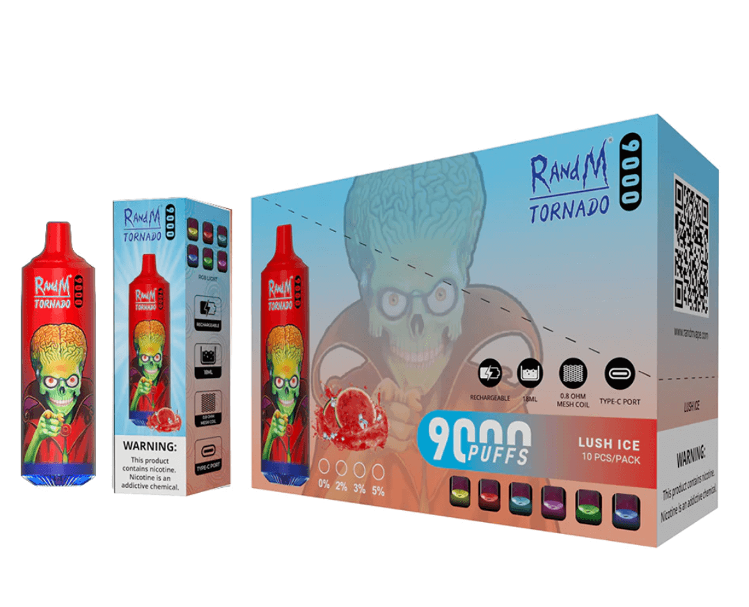 randm tornado 9000 lush ice OXVA Xlim Go 30W Pod System