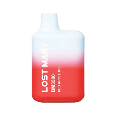 Red Apple Ice Box Of 10 Lost Mary 3500 Puffs