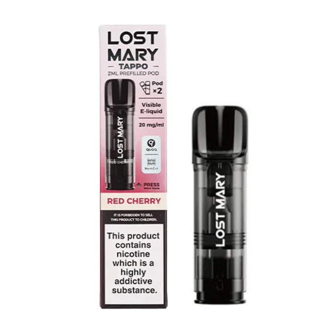 Red Cherry Lost Mary Tappo Prefilled Box Of 10