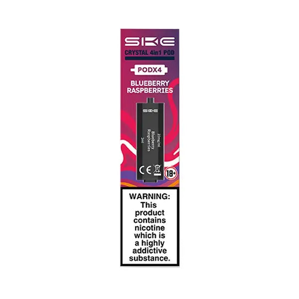 Ske Crystal 4-in-1 Prefilled Blueberry Raspberries