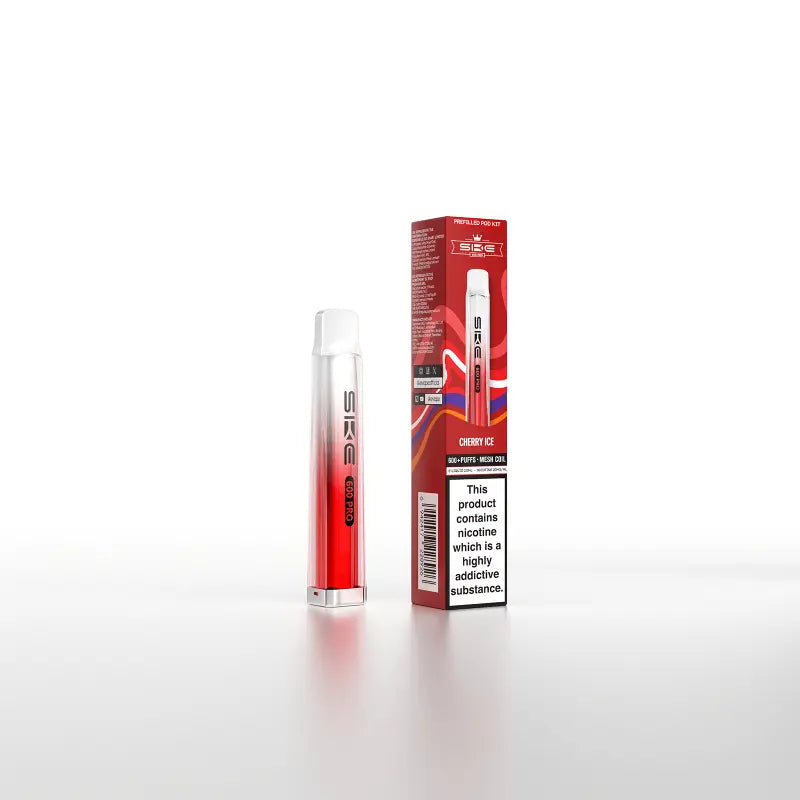 SKE Crystal Bar 600 Pro Cherry Ice Prefilled Vape Pod