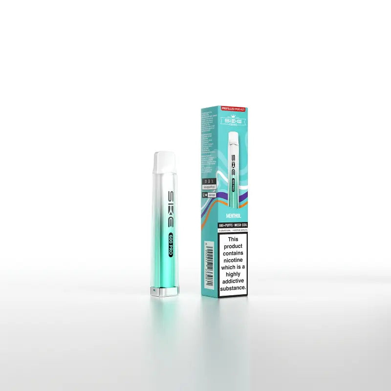 SKE Crystal Bar 600 Pro Menthol Prefilled Vape Pod
