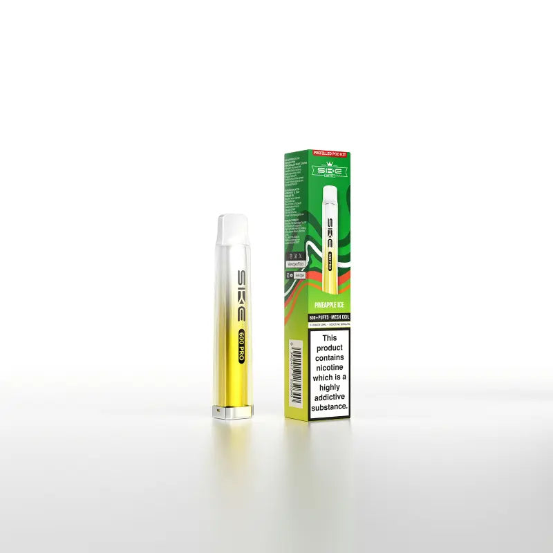 SKE Crystal Bar 600 Pro Pineapple Ice Prefilled Vape Pod