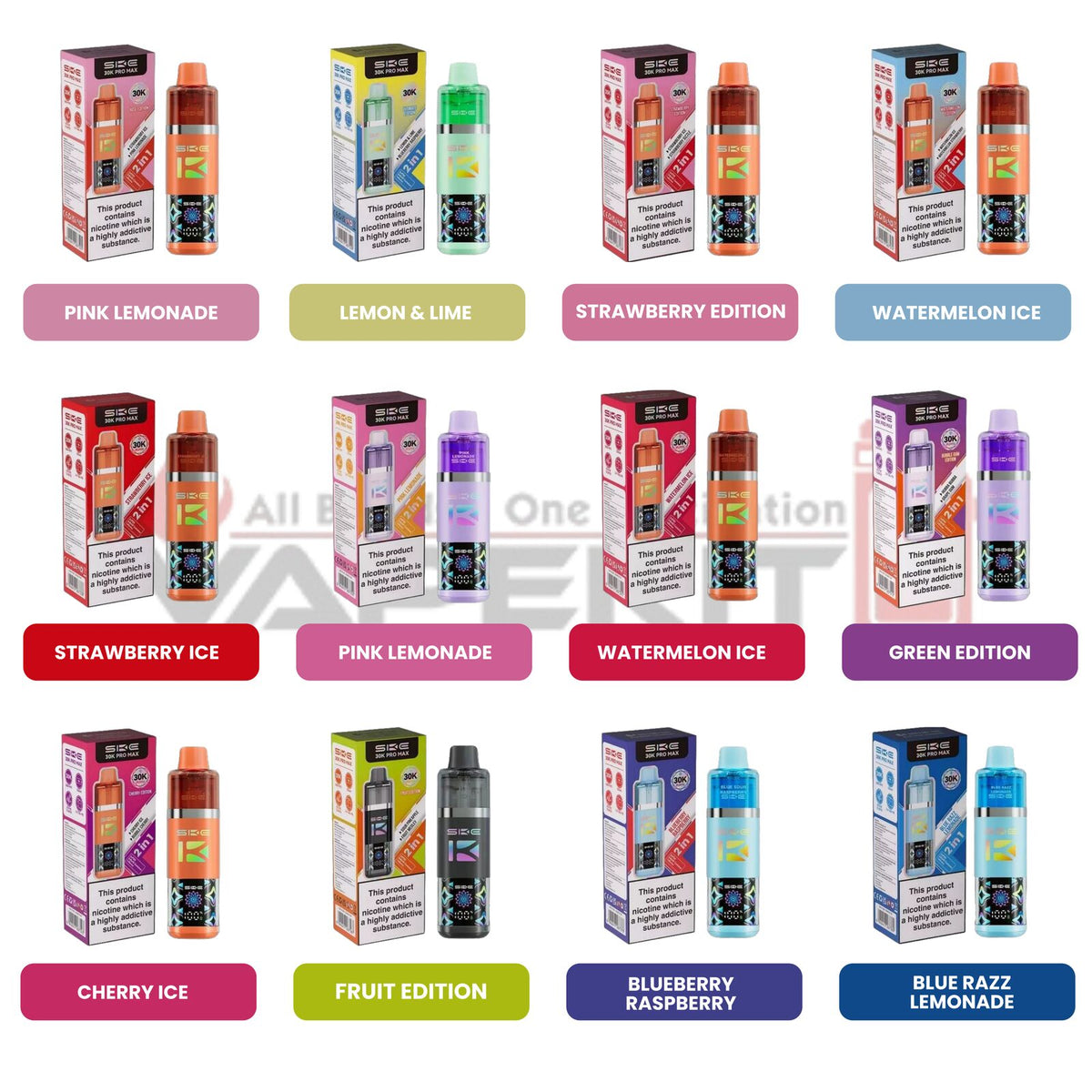 SKE Pro Max 30K 2-in-1 Prefilled Pod Vape Kit