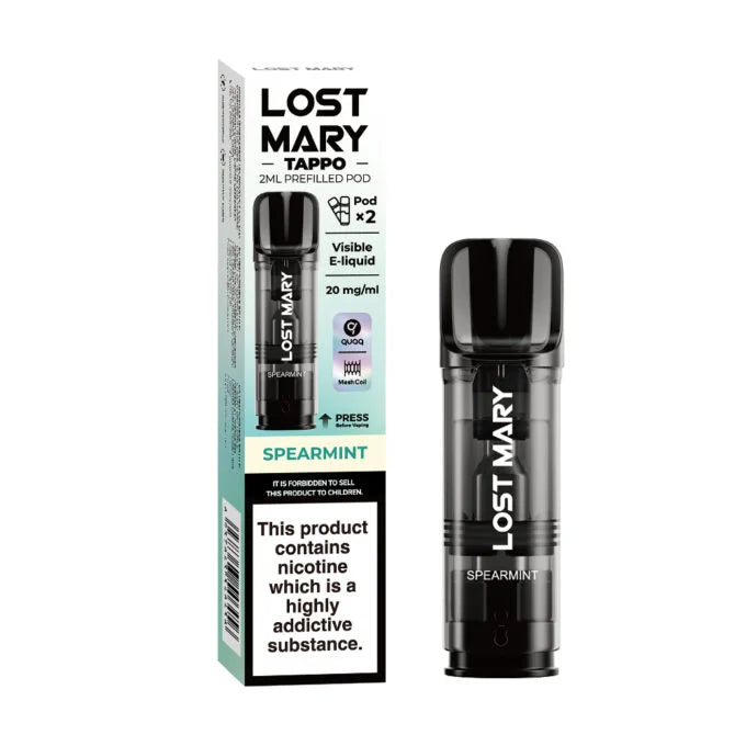 Spearmint Lost Mary Tappo Prefilled Box Of 10