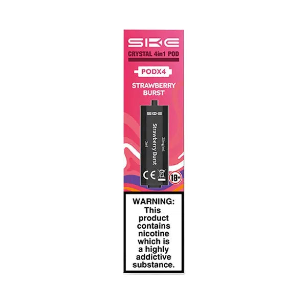 Ske Crystal 4-in-1 Prefilled Strawberry Burst