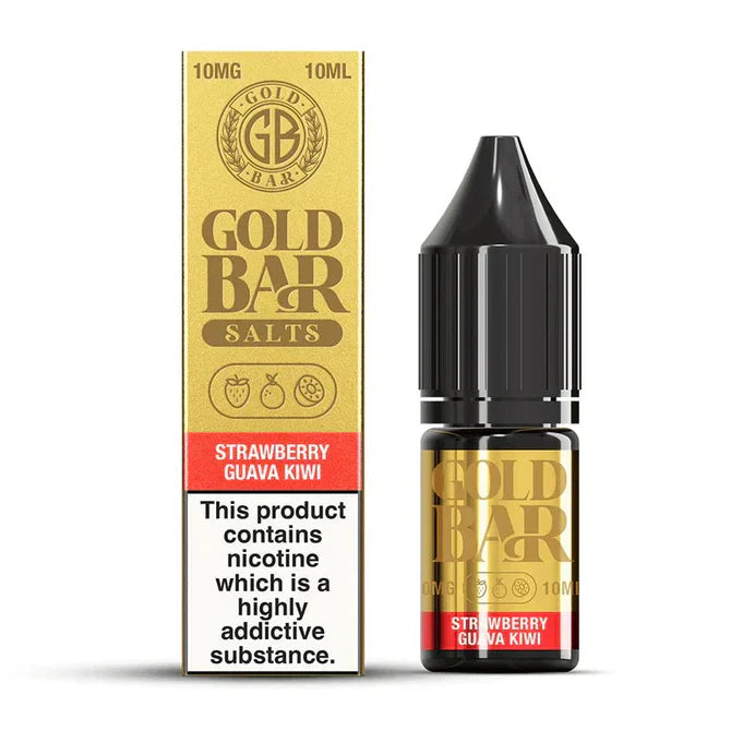 Strawberry Guava Kiwi Gold Bar Nic Salts