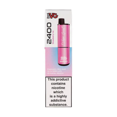 IVG 2400 Box Of 10 Strawberry Ice