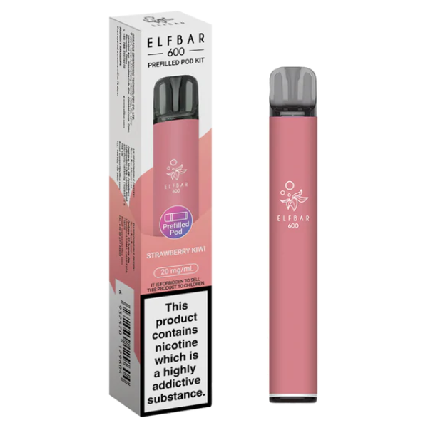 Strawberry Kiwi Elf Bar 600 Prefilled Pod Kit