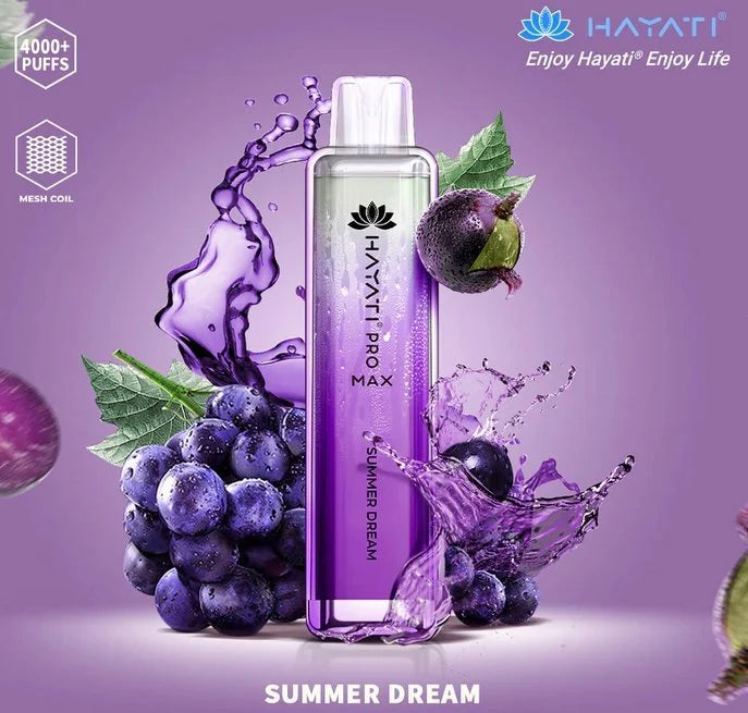 Hayati Pro Max 4000 Puffs Summer Dream Box of 10