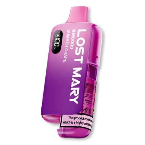 Summer Grape Lost Mary BM 6000 Box Of 10