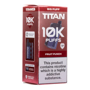 Titan 10K Vape Rechargeable Prefilled Pod fruit Punch