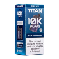 Titan 10K Vape Rechargeable Prefilled Pod Blue Raspberry