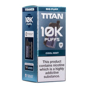 Titan 10K Vape Rechargeable Prefilled Pod Cool Mint