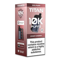 Titan 10K Vape Rechargeable Prefilled Pod Crisp Cherry