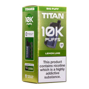 Titan 10K Vape Rechargeable Prefilled Pod Lemon Lime