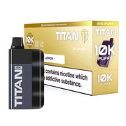 Titan 10K Box of 5 Rechargeable Prefilled Vape Pineapple Lemon