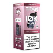 Titan 10K Vape Rechargeable Prefilled Pod Pink Raspberry