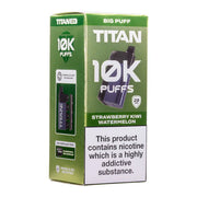 Titan 10K Vape Rechargeable Prefilled Pod Strawberry Kiwi Watermelon