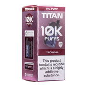 Titan 10K Vape Rechargeable Prefilled Pod Tropical
