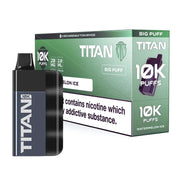 Titan 10K Box of 5 Rechargeable Prefilled Vape Watermelon Ice
