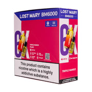 Triple Mango Lost Mary BM6000 Pack of 5