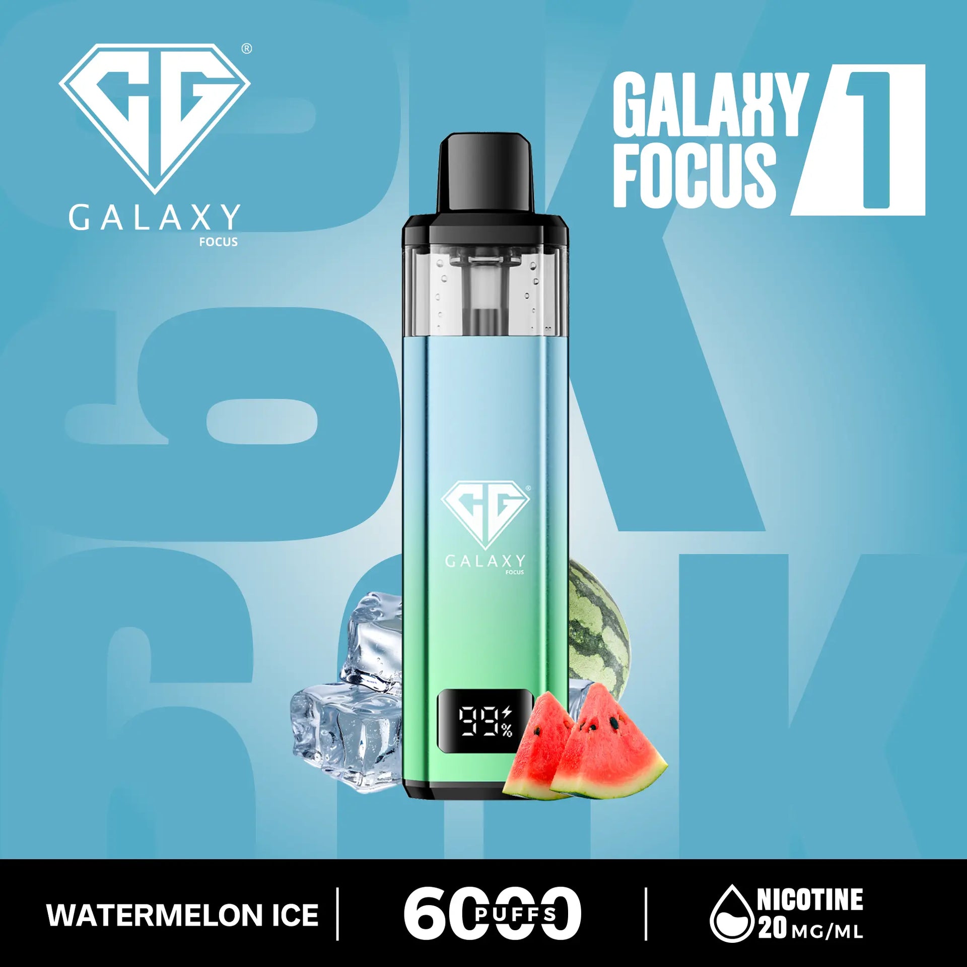 Watermelon Ice Crystal Galaxy Focus 6000