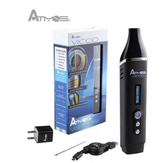 Atmos Vicod Portable Herbal Aromatherapy Vaporizer Pen OLED Temperature Display - Vapkituk