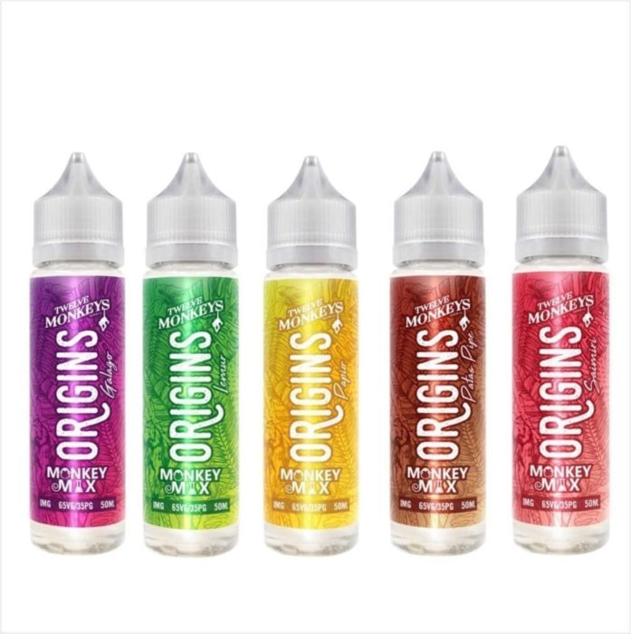 Twelve Monkeys eliquid Origins Short-Filled Fruity High VG Sub Ohm 50ml 0mg 3mg - Vapkituk