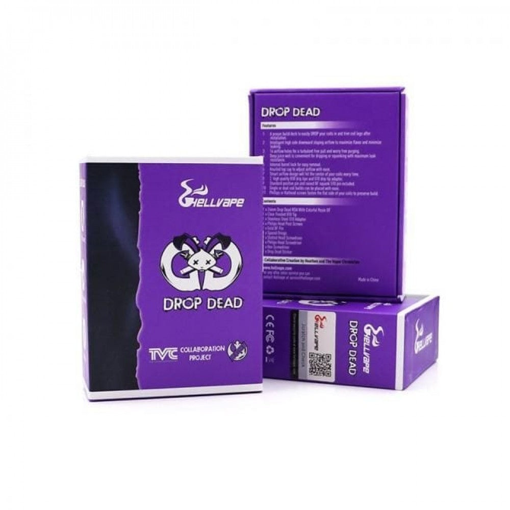 Hellvape Drop Dead RDA TVC X HEATHEN ALL COLOURS - Vapkituk