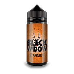 STARBURST 100ML E LIQUID BLACK WIDOW