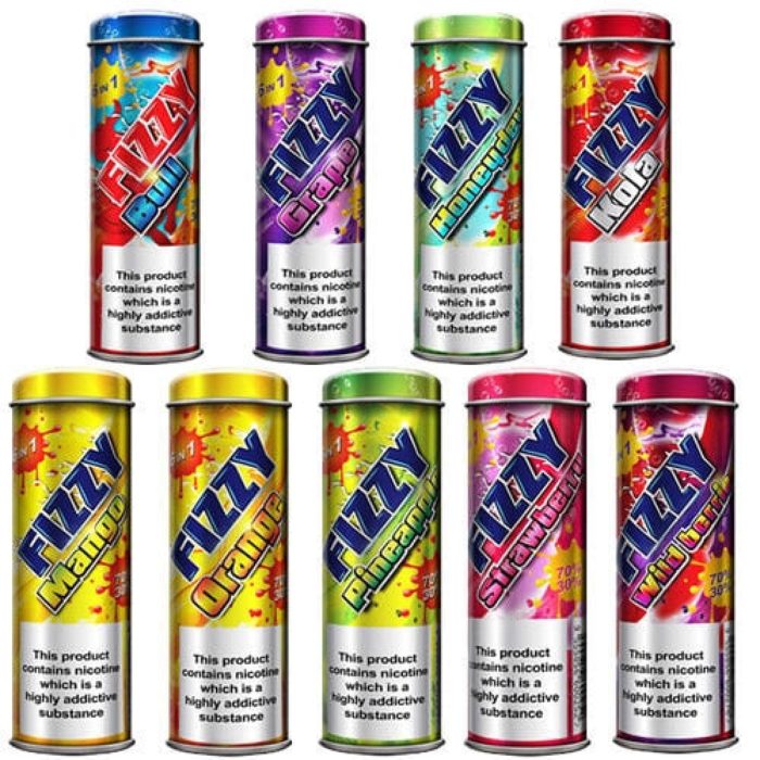 Fizzy E Liquid Premium Malaysian Vape E Juice Shisha ELiquid 3mg Fruit Flavours - Vapkituk
