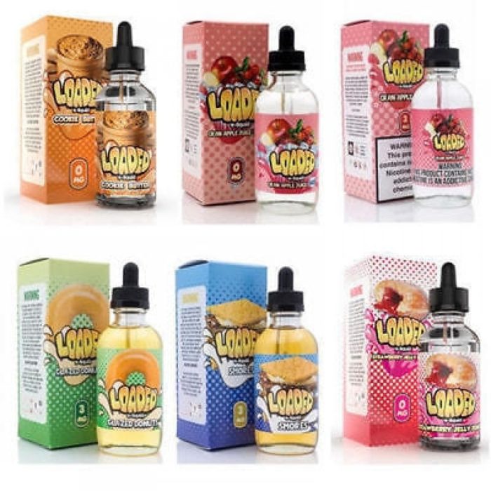 Loaded-Glazed-Donuts-Smores-CranApple 12x10 ml-E-Liquid-Juice-Vape All Flavours - Vapkituk