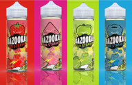 Bazooka e Liquid Sour Straws 100ml Vape Juice 0 Mg 3 Mg 6 Mg Made in USA - Vapkituk