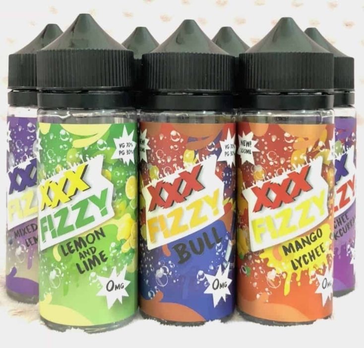 XXX Fizzy E Liquid 100ml 0mg 3mg 70/30 VG/PG - Vapkituk
