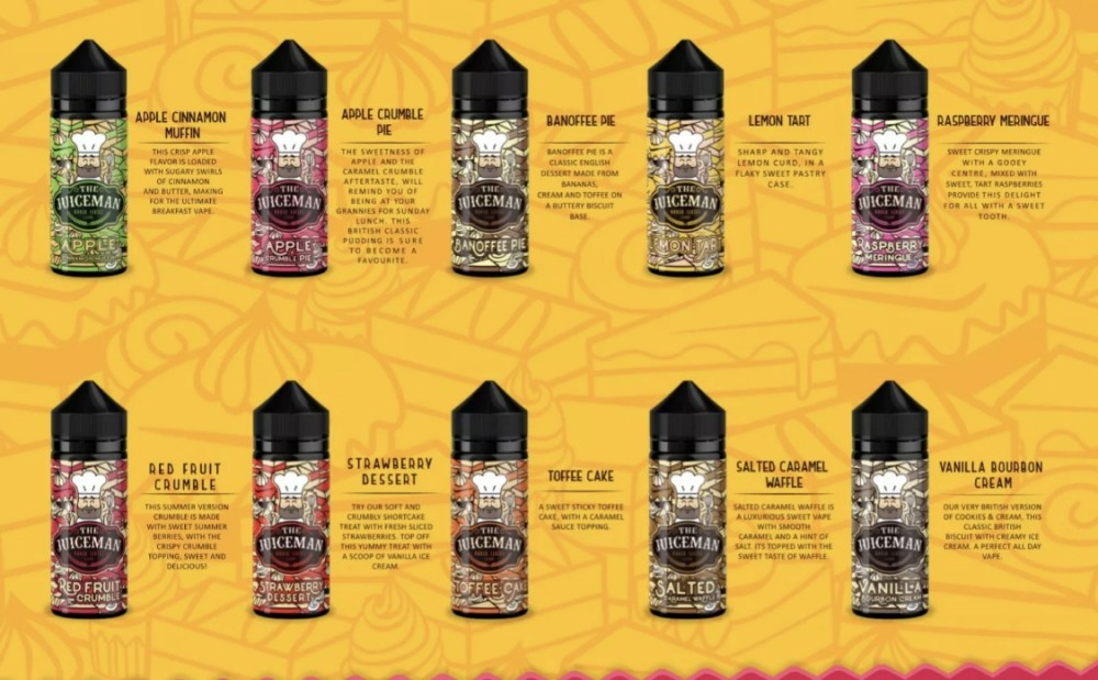 The Juiceman Baker E Liquid 50/50 VG/PG £7.90