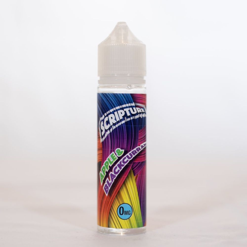 APPLE & BLACKURRANT 50ML E-LIQUID BY SCRIPTURE - Vape Store UK | Online Vape Shop | Disposable Vape Store | Ecig UK