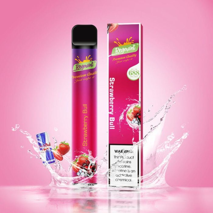 REYMONT Strawberry Bull Disposable Pod - Vape Store UK | Online Vape Shop | Disposable Vape Store | Ecig UK