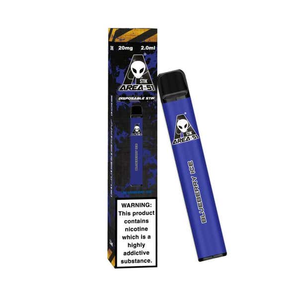 AREA 51 BLUEBERRY ICE DISPOSABLE POD DEVICE 600 PUFFS 20MG - Vape Store UK | Online Vape Shop | Disposable Vape Store | Ecig UK