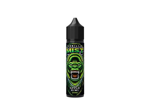 APPLE KIWI 50ML E LIQUID GORILLA MIST 50ML - Vape Store UK | Online Vape Shop | Disposable Vape Store | Ecig UK