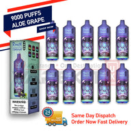 Aloe Grape RandM Tornado Vape 9000 Disposable