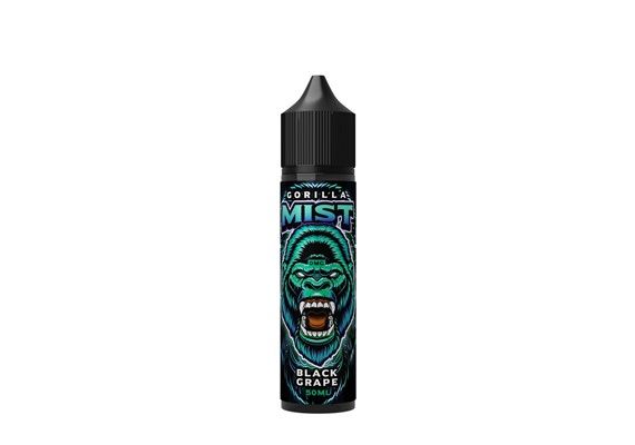 BLACK GRAPE 50ML E LIQUID GORILLA MIST - Vape Store UK | Online Vape Shop | Disposable Vape Store | Ecig UK