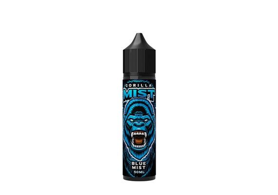 BLUE MIST 50ML E LIQUID GORILLA MIST - Vape Store UK | Online Vape Shop | Disposable Vape Store | Ecig UK