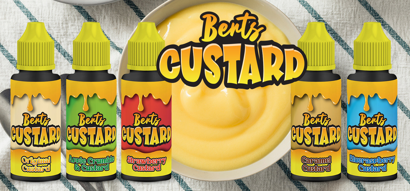 BERTS CUSTARD E-LIQUID BY KIGSTON