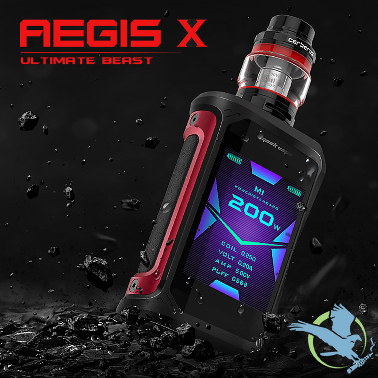 Geekvape Aegis X 200W Kit | Cerberus Tank | Waterproof Vape Kit Geekvape Aegis X 200W Kit | Cerberus Tank | Waterproof Vape Kit